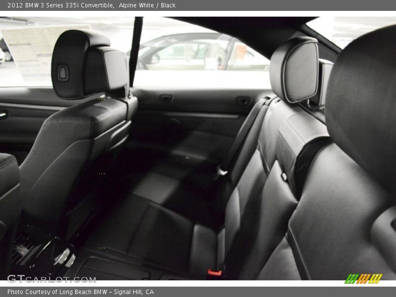 Alpine White / Black 2012 BMW 3 Series 335i Convertible