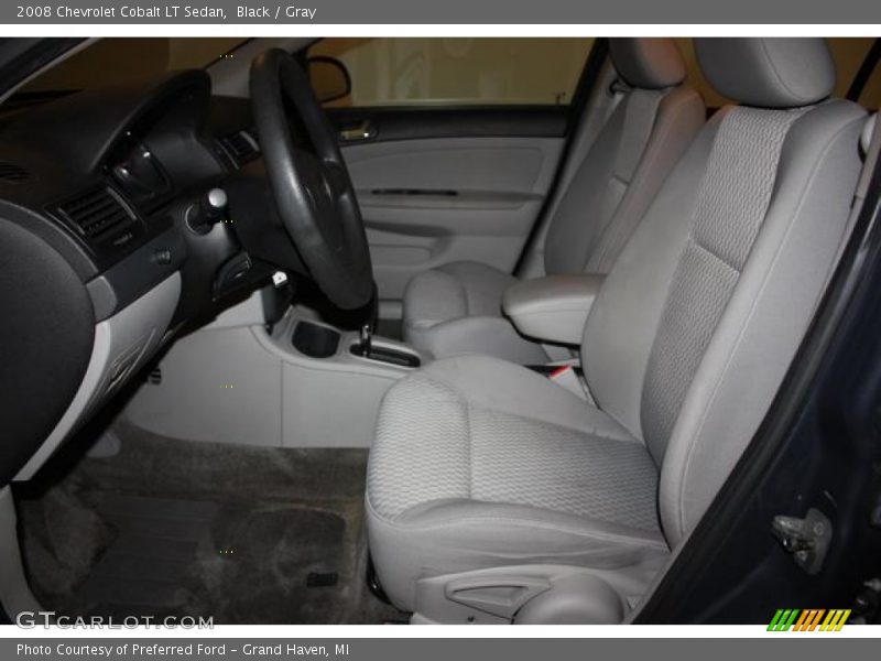 Black / Gray 2008 Chevrolet Cobalt LT Sedan