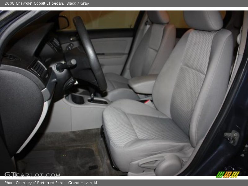 Black / Gray 2008 Chevrolet Cobalt LT Sedan
