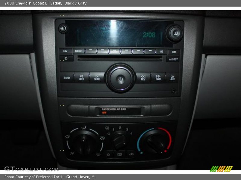 Black / Gray 2008 Chevrolet Cobalt LT Sedan