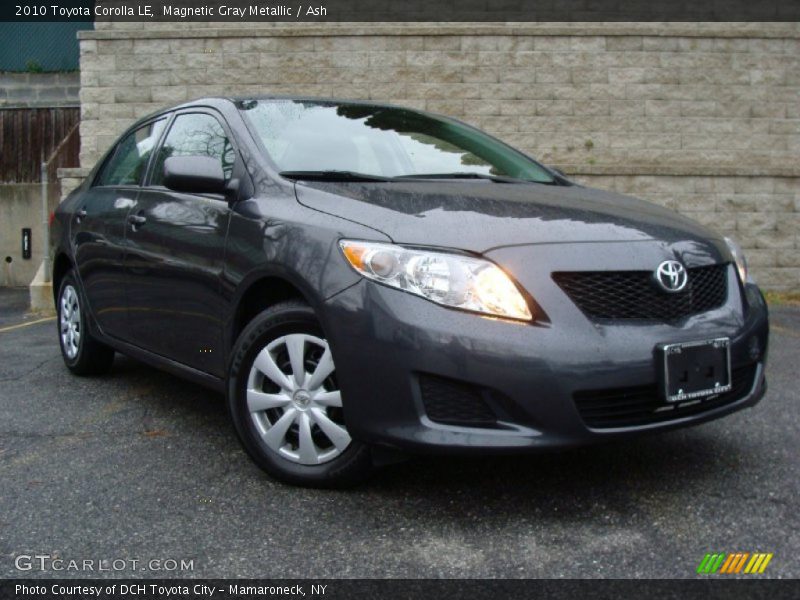 Magnetic Gray Metallic / Ash 2010 Toyota Corolla LE