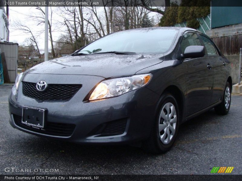 Magnetic Gray Metallic / Ash 2010 Toyota Corolla LE