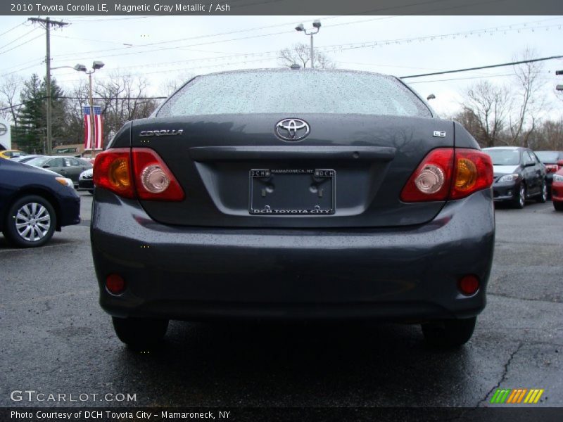 Magnetic Gray Metallic / Ash 2010 Toyota Corolla LE