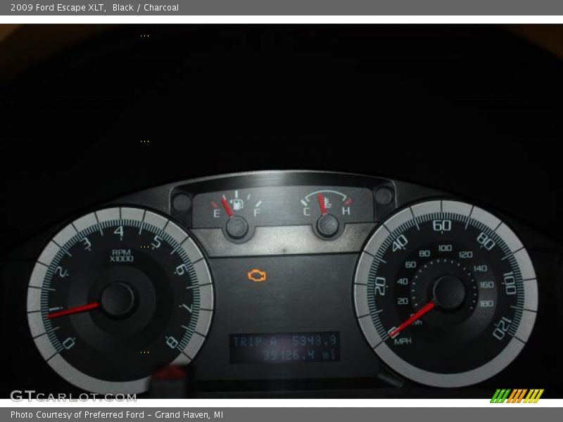 Black / Charcoal 2009 Ford Escape XLT