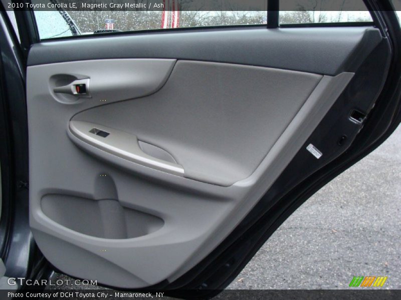 Magnetic Gray Metallic / Ash 2010 Toyota Corolla LE