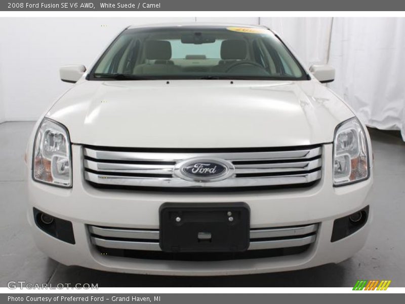White Suede / Camel 2008 Ford Fusion SE V6 AWD