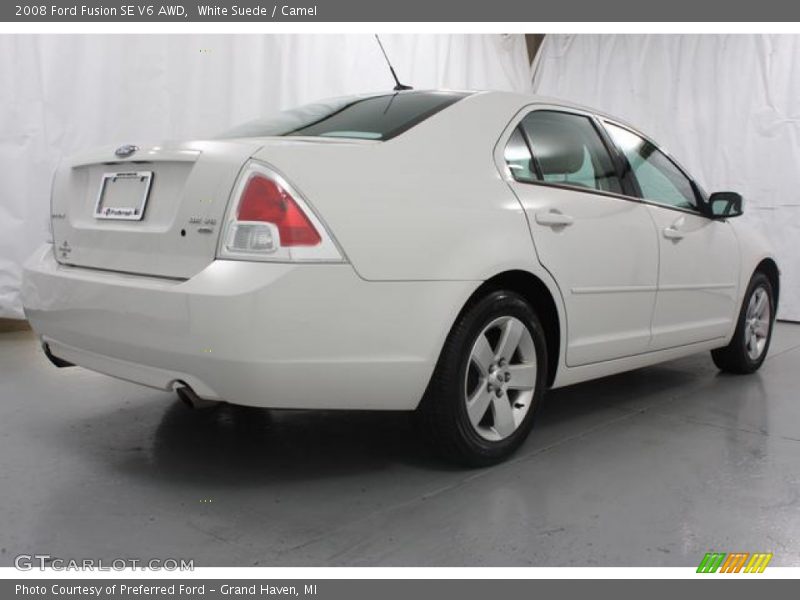 White Suede / Camel 2008 Ford Fusion SE V6 AWD