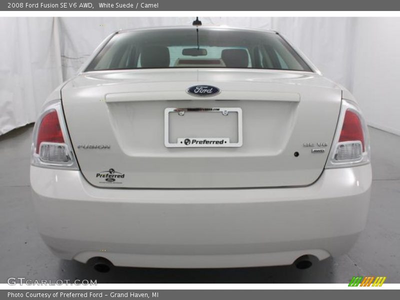 White Suede / Camel 2008 Ford Fusion SE V6 AWD