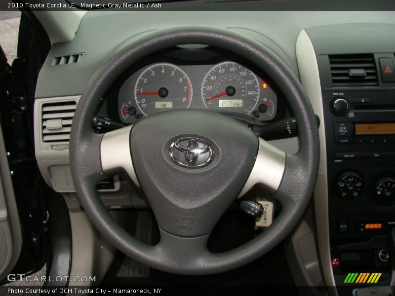 Magnetic Gray Metallic / Ash 2010 Toyota Corolla LE