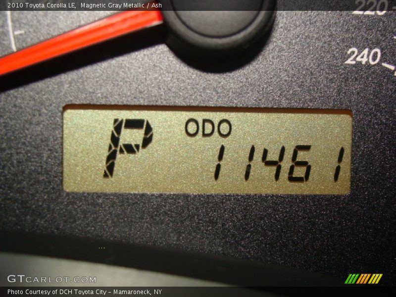 Magnetic Gray Metallic / Ash 2010 Toyota Corolla LE