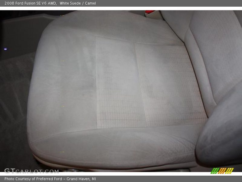White Suede / Camel 2008 Ford Fusion SE V6 AWD