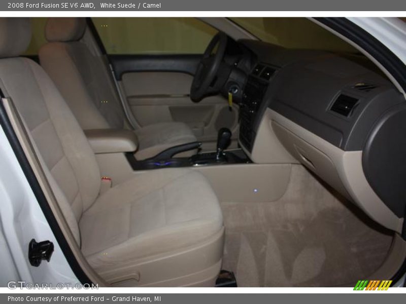 White Suede / Camel 2008 Ford Fusion SE V6 AWD