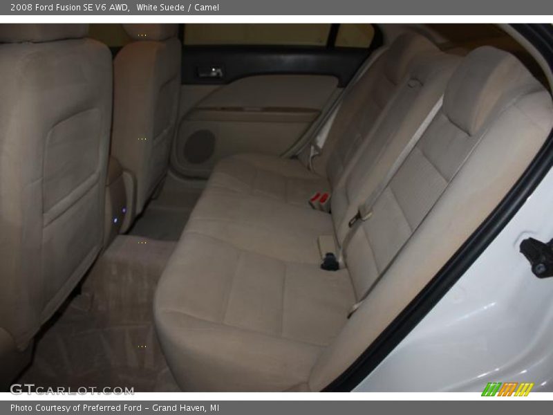 White Suede / Camel 2008 Ford Fusion SE V6 AWD
