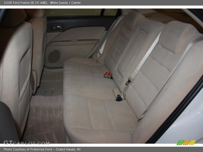 White Suede / Camel 2008 Ford Fusion SE V6 AWD