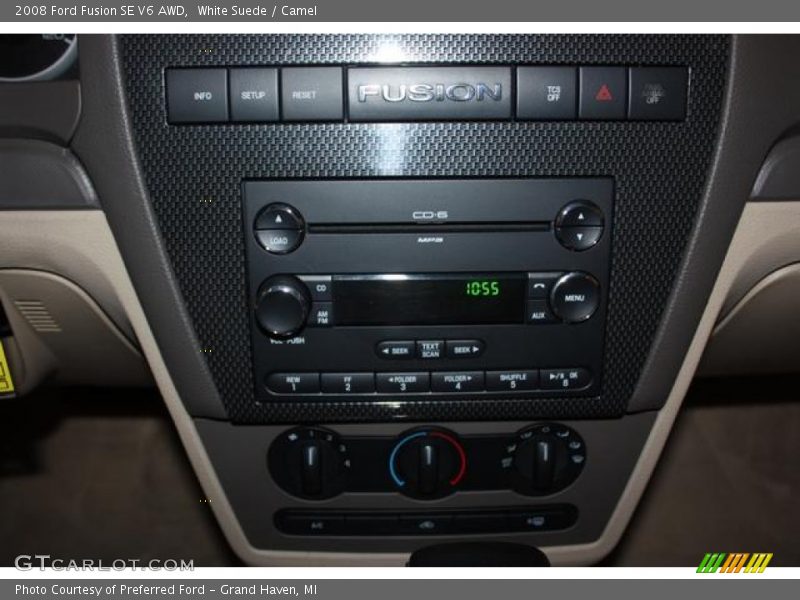 White Suede / Camel 2008 Ford Fusion SE V6 AWD