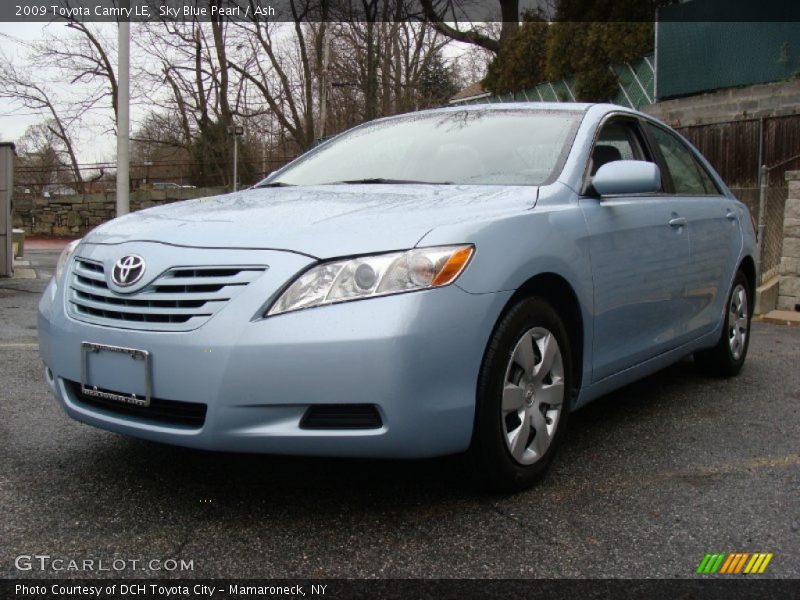 Sky Blue Pearl / Ash 2009 Toyota Camry LE