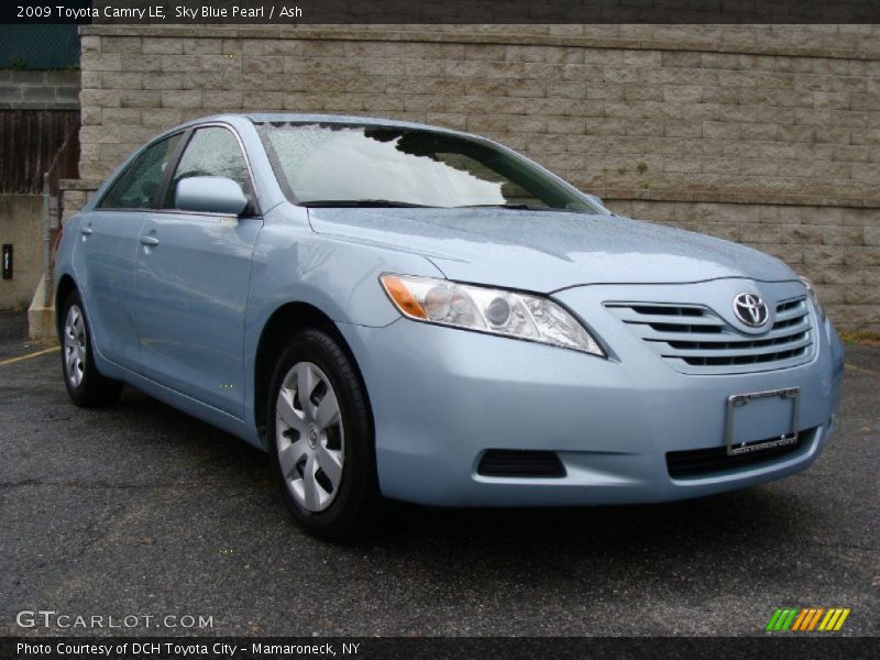 Sky Blue Pearl / Ash 2009 Toyota Camry LE