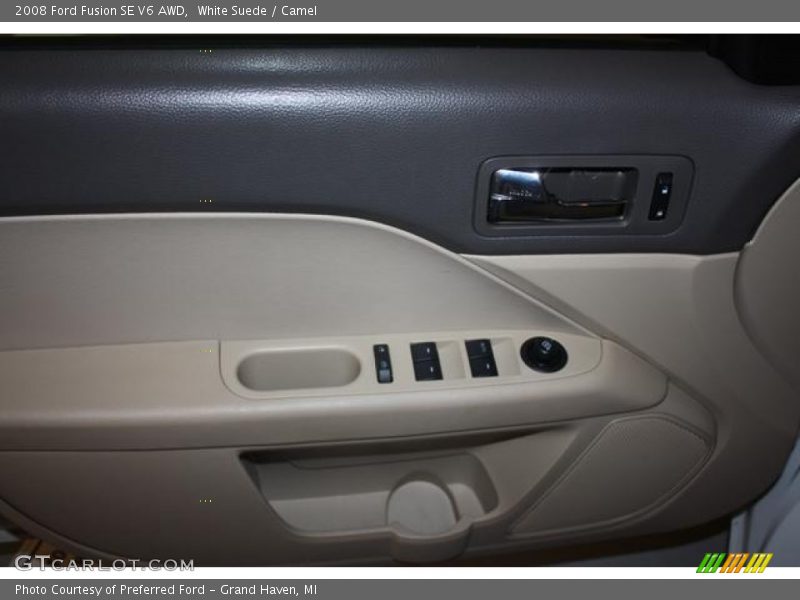 White Suede / Camel 2008 Ford Fusion SE V6 AWD