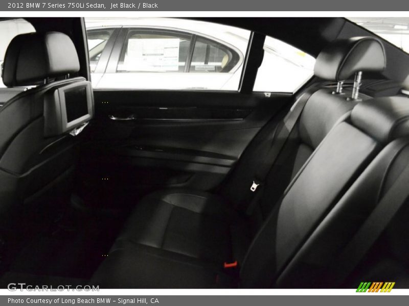 Jet Black / Black 2012 BMW 7 Series 750Li Sedan