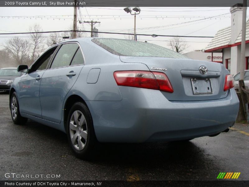 Sky Blue Pearl / Ash 2009 Toyota Camry LE