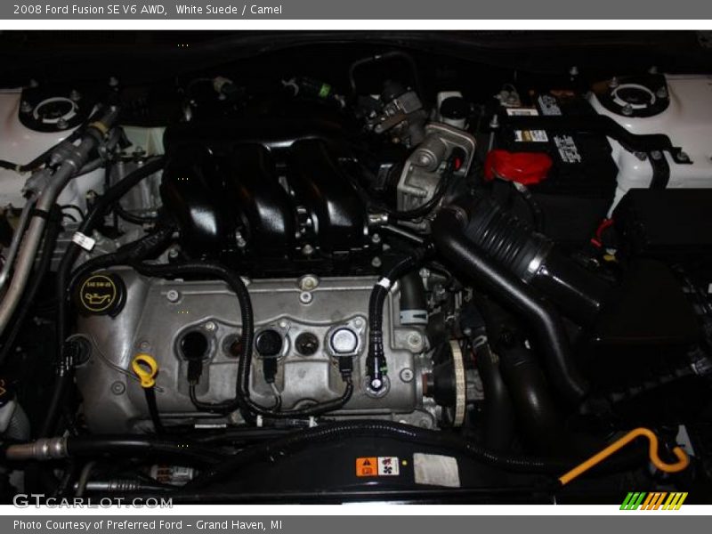 White Suede / Camel 2008 Ford Fusion SE V6 AWD