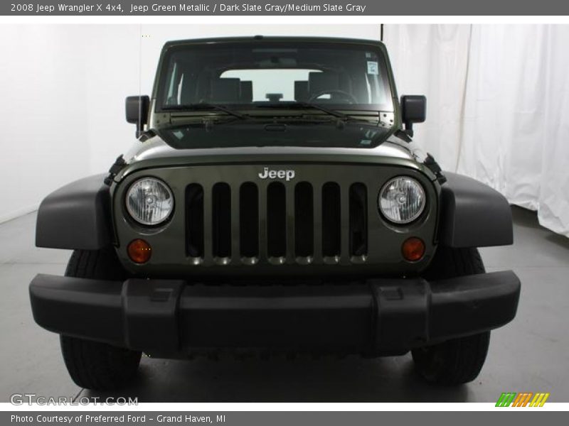 Jeep Green Metallic / Dark Slate Gray/Medium Slate Gray 2008 Jeep Wrangler X 4x4