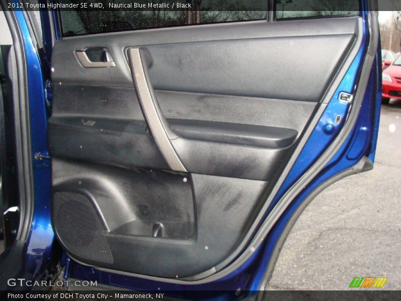 Nautical Blue Metallic / Black 2012 Toyota Highlander SE 4WD