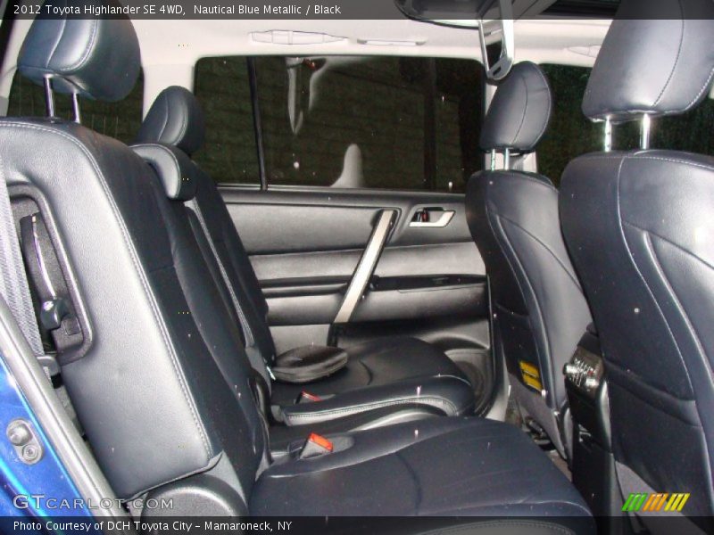 Nautical Blue Metallic / Black 2012 Toyota Highlander SE 4WD