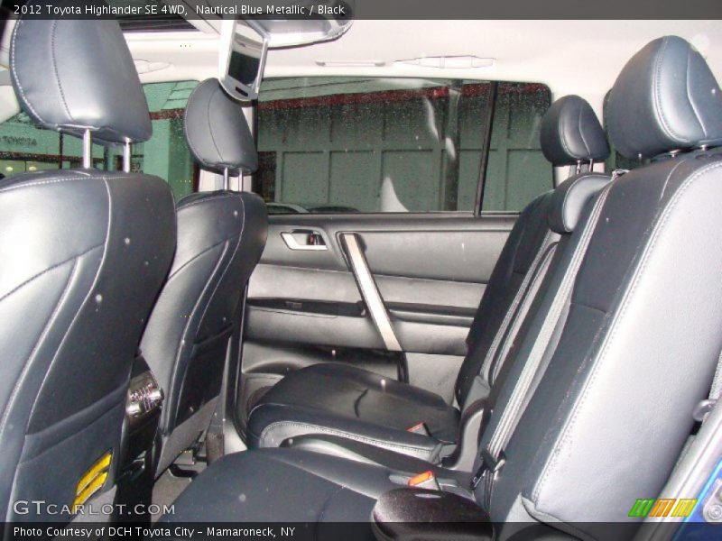 Nautical Blue Metallic / Black 2012 Toyota Highlander SE 4WD