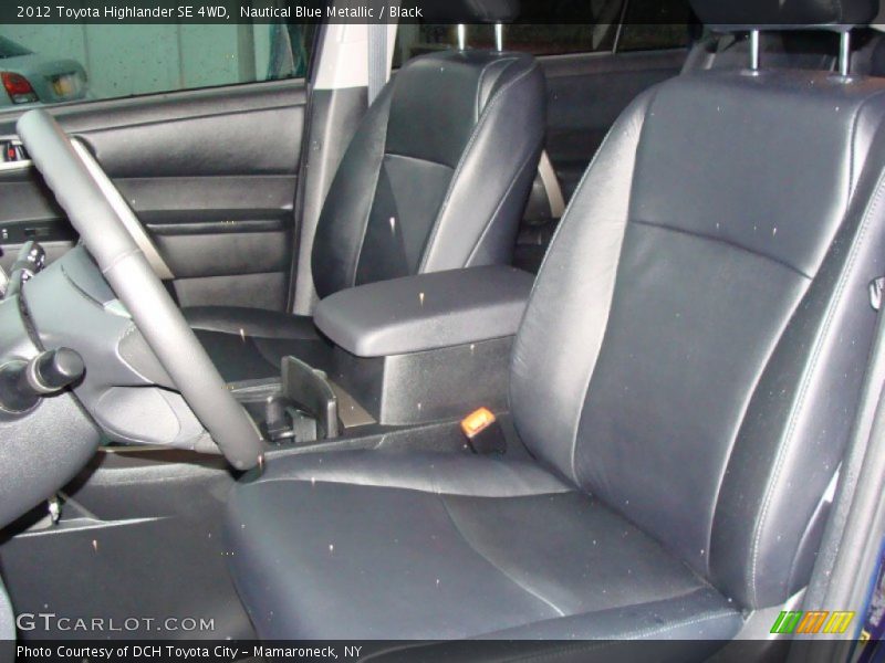 Nautical Blue Metallic / Black 2012 Toyota Highlander SE 4WD