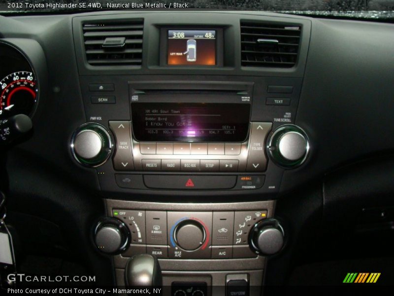 Nautical Blue Metallic / Black 2012 Toyota Highlander SE 4WD