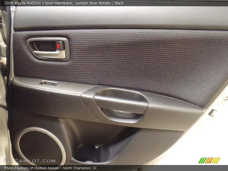 Sunlight Silver Metallic / Black 2008 Mazda MAZDA3 s Sport Hatchback