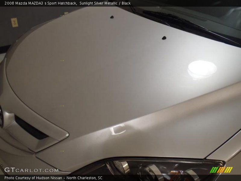 Sunlight Silver Metallic / Black 2008 Mazda MAZDA3 s Sport Hatchback