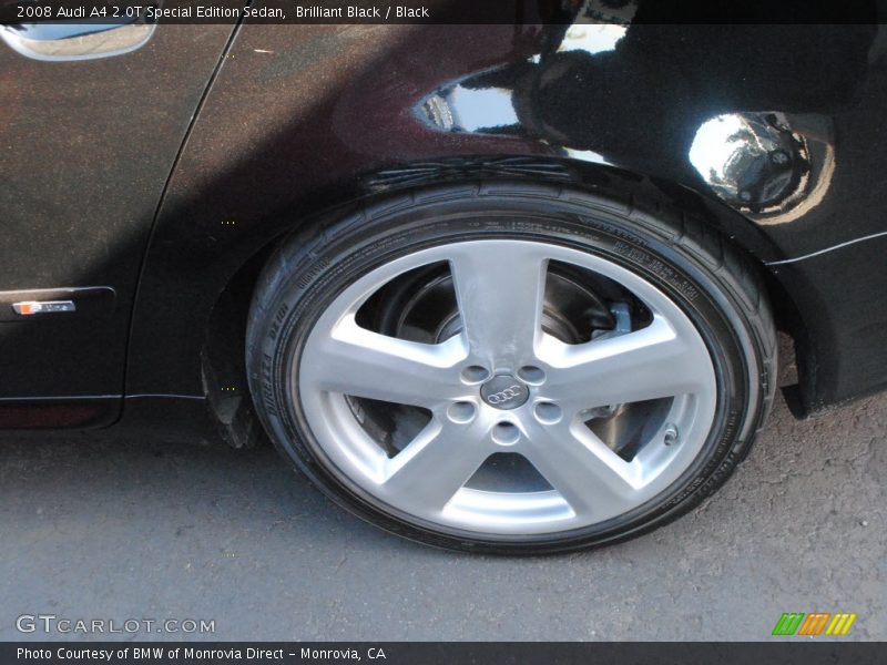 Brilliant Black / Black 2008 Audi A4 2.0T Special Edition Sedan