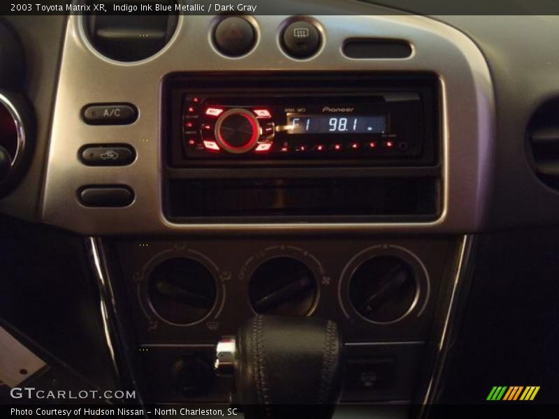 Indigo Ink Blue Metallic / Dark Gray 2003 Toyota Matrix XR