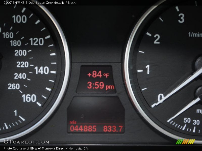 Space Grey Metallic / Black 2007 BMW X5 3.0si