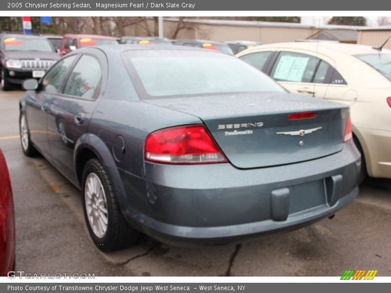 Magnesium Pearl / Dark Slate Gray 2005 Chrysler Sebring Sedan