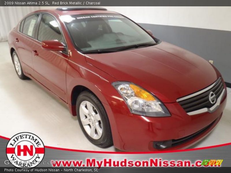 Red Brick Metallic / Charcoal 2009 Nissan Altima 2.5 SL