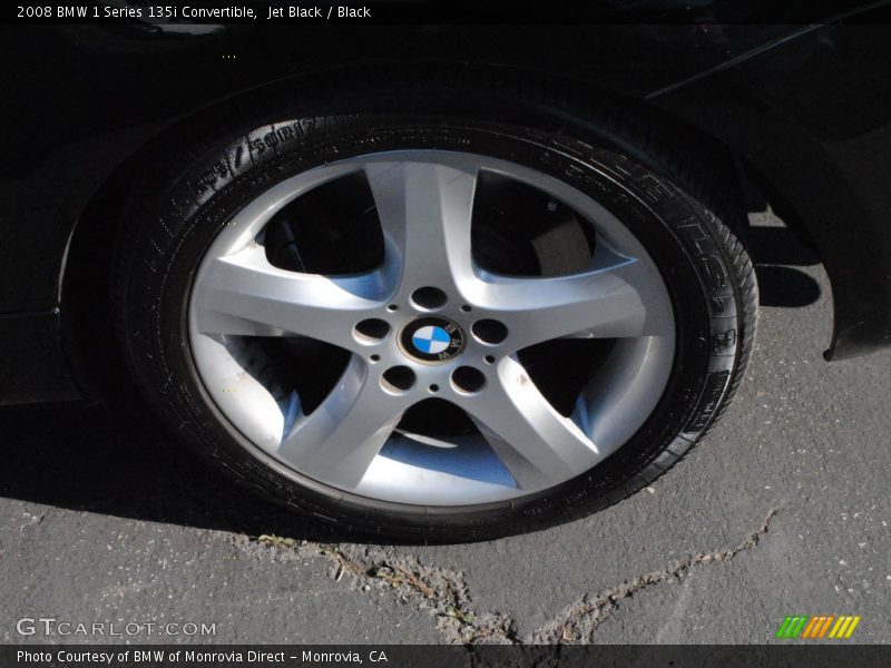 Jet Black / Black 2008 BMW 1 Series 135i Convertible