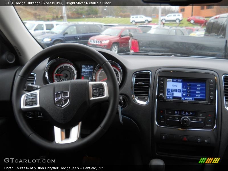 Bright Silver Metallic / Black 2011 Dodge Durango Express 4x4