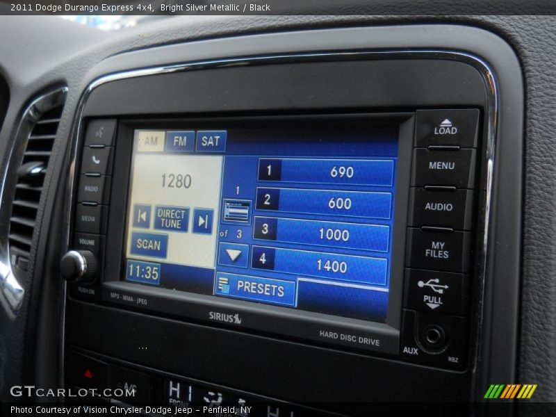 Bright Silver Metallic / Black 2011 Dodge Durango Express 4x4