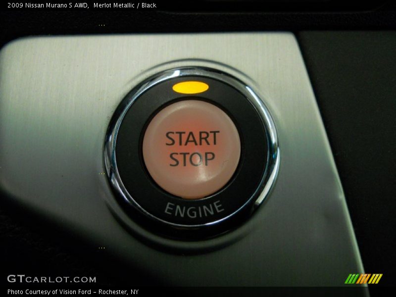 Merlot Metallic / Black 2009 Nissan Murano S AWD