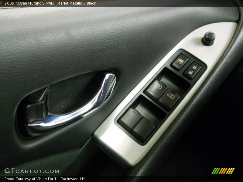 Merlot Metallic / Black 2009 Nissan Murano S AWD