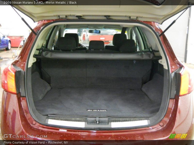 Merlot Metallic / Black 2009 Nissan Murano S AWD