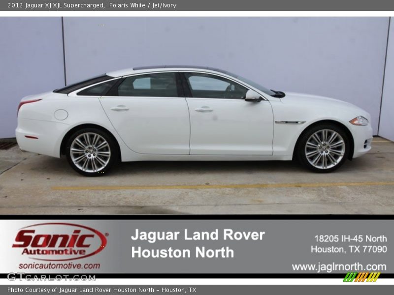 Polaris White / Jet/Ivory 2012 Jaguar XJ XJL Supercharged