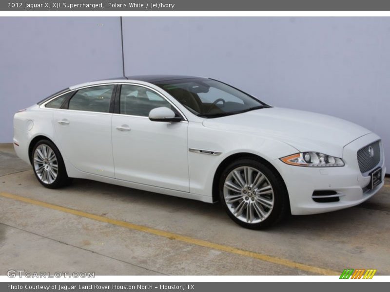 Polaris White / Jet/Ivory 2012 Jaguar XJ XJL Supercharged