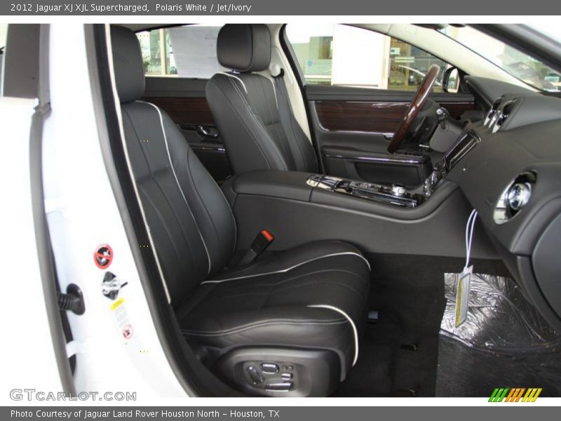 Polaris White / Jet/Ivory 2012 Jaguar XJ XJL Supercharged