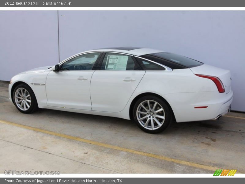 Polaris White / Jet 2012 Jaguar XJ XJ