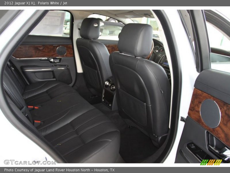Polaris White / Jet 2012 Jaguar XJ XJ