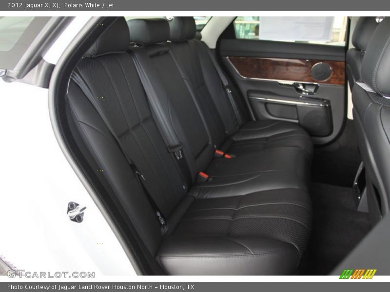 Polaris White / Jet 2012 Jaguar XJ XJ